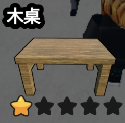 Wooden Table as shown in the retained Karinderya shop screenshot