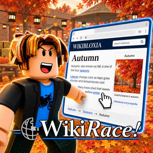 WikiRace Roblox game icon used as the cover